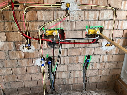 Cv, water en gas in de nieuwbouw, alles op één wand